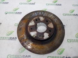 Диск тормозной передний Hyundai Santa Fe (I) 2000-2012