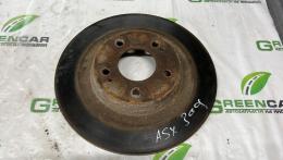 Диск тормозной задний Mitsubishi ASX (I) 2010>